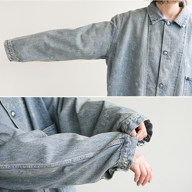 【匿名配送】 80s ドイツ カバーオール メンズジャケット BASICKS｜カバーオールジャケット