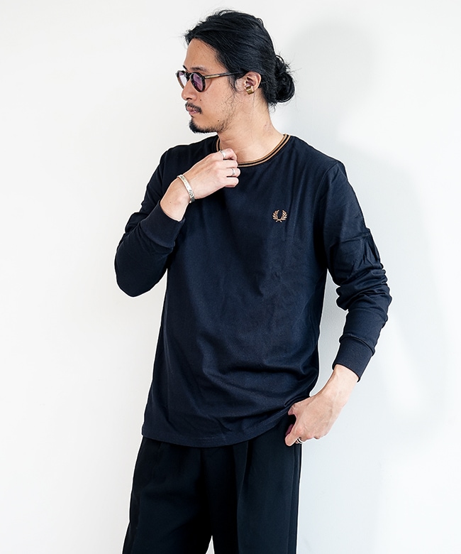 フレッドペリー ネイビー tシャツ　FRED PERRY FRED PERRY（フレッドペリー） Tシャツ （Tシャツ）｜Dessin