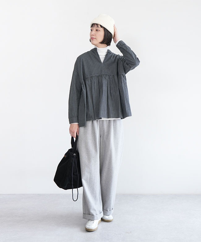 SALE 50%OFF】SETTEN(セッテン) 50/- ギンガムブロード 染料染め 