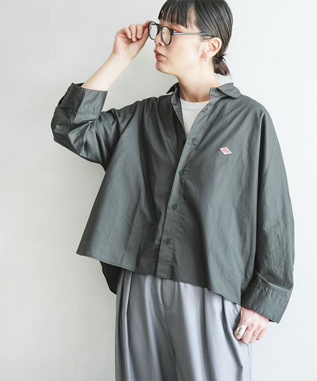 ◇[DT-B0399HCT]DANTON(ダントン) ハイカウントツイルドルマンスリーブ