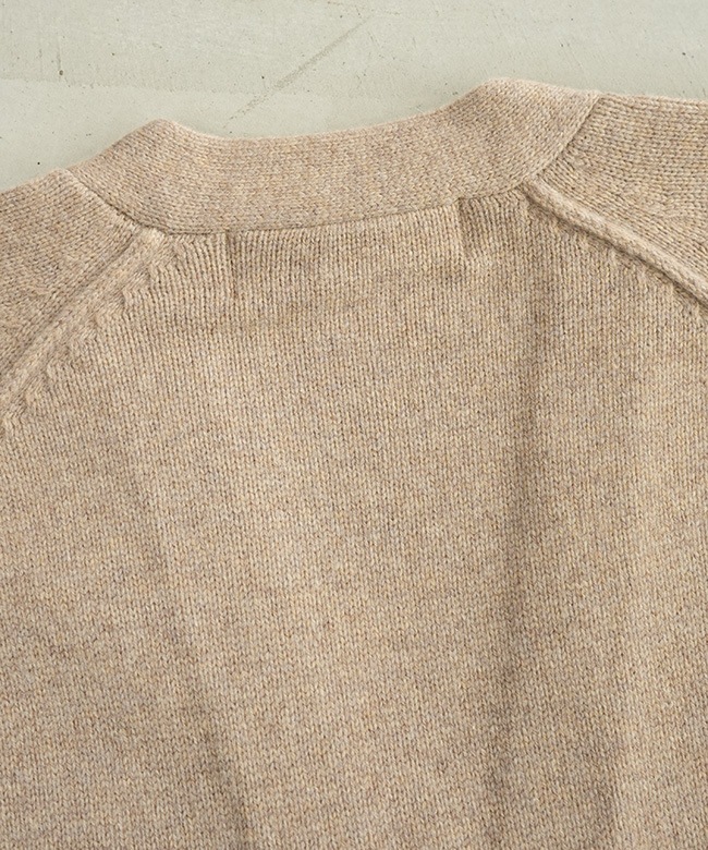 THE SHINZONE(ザ シンゾーン) WOOL KNIT ZIP CARDIGAN ウールニット