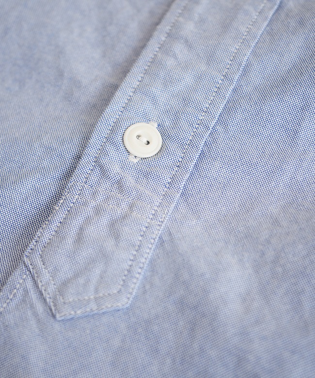 ◇DANTON(ダントン)Men's Oxford Band Collar Shirt メンズ