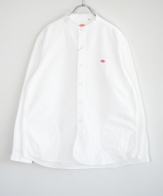 ◇DANTON(ダントン)Men's Oxford Band Collar Shirt メンズ