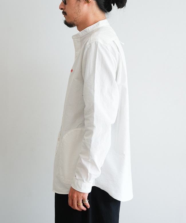 ◇DANTON(ダントン)Men's Oxford Band Collar Shirt メンズ