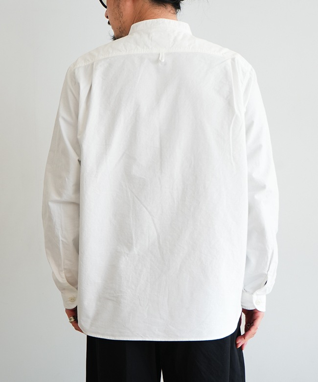 ◇[DT-B0280SOX]DANTON(ダントン)Men's Oxford Band Collar Shirt