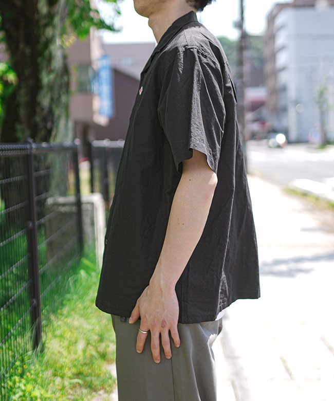 ◇DANTON(ダントン) SHORT SLEEVE SHIRT ショートスリーブシャツ 開襟
