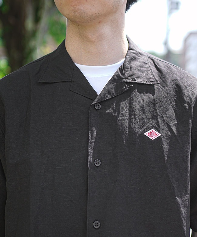 ◇DANTON(ダントン) SHORT SLEEVE SHIRT ショートスリーブシャツ 開襟