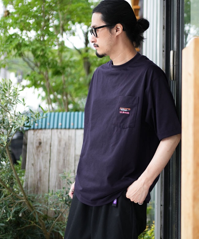 L.L.Bean (エルエルビーン) Pocket Tee Tシャツ【メール便対応可