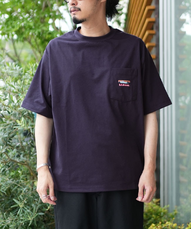 L.L.Bean (エルエルビーン) Pocket Tee Tシャツ【メール便対応可