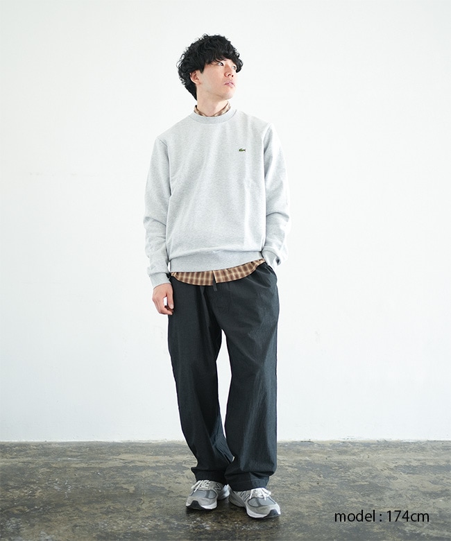 LACOSTE(ラコステ)エッセンシャルクルーネックスウェット カットソー 