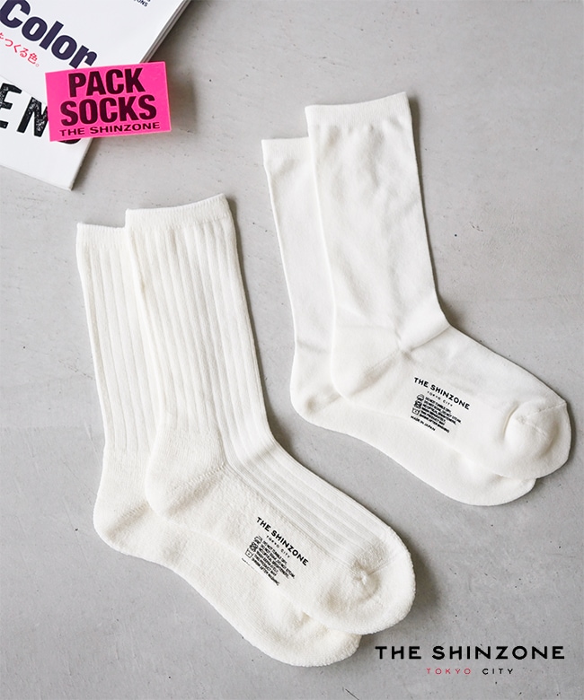 21SMSIT01]THE SHINZONE(ザ シンゾーン)PACK SOCKS 2足組