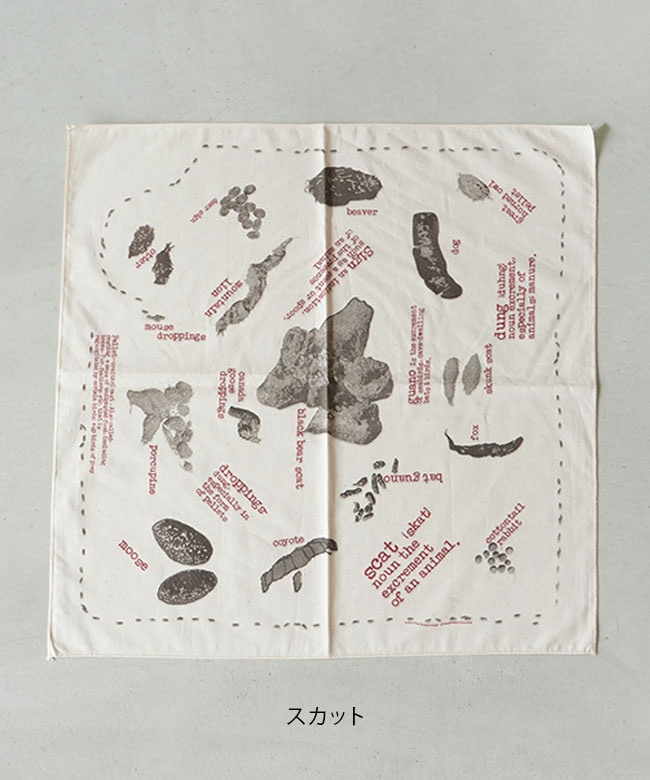 11180001]A&F(エイアンドエフ) ネイチャープリントバンダナ 雑貨