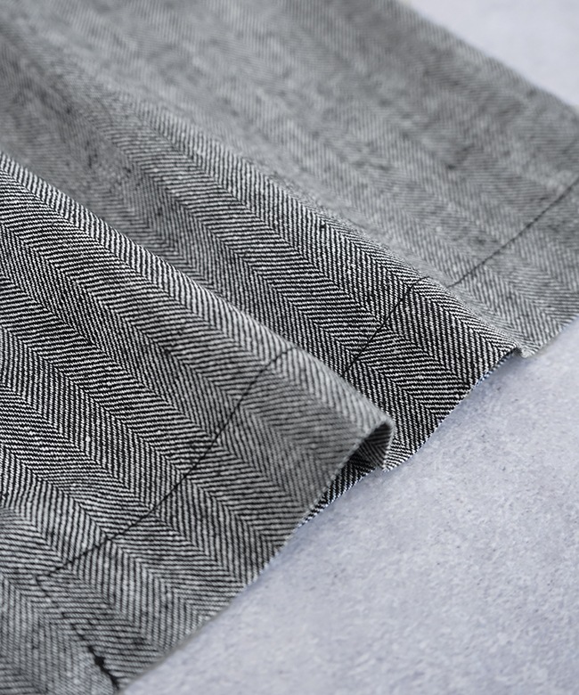 美品/希少✨yarmo ショップコート　ストライプ　ネイビー　40 英国製 美品/希少✨yarmo ショップコート ストライプ ネイビー 40 英国製