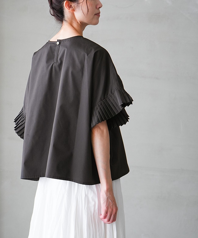 SALE 30%OFF】[2-230105]mizuiro ind(ミズイロインド)pleats slv