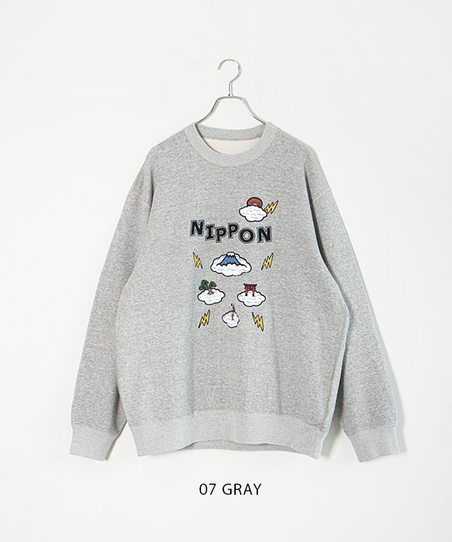 8477]BRU NA BOINNE(ブルーナボイン) スーベニアスエット ニッポン