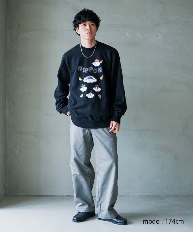 8477]BRU NA BOINNE(ブルーナボイン) スーベニアスエット ニッポン