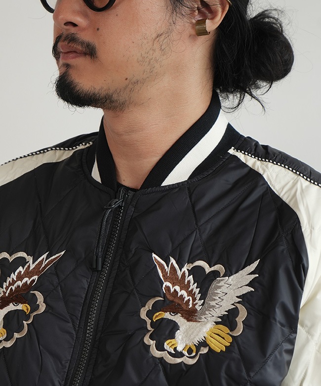TAION(タイオン) ジャパンスペシャル リバーシブル スカジャン ダウン