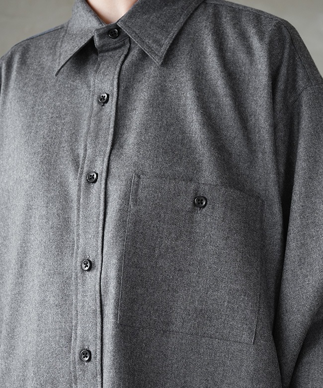 THE SHINZONE(ザ シンゾーン) WOOL DADDY SHIRT ウールダディシャツ