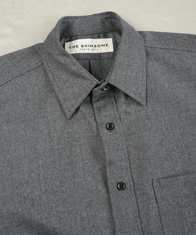THE SHINZONE(ザ シンゾーン) WOOL DADDY SHIRT ウールダディシャツ