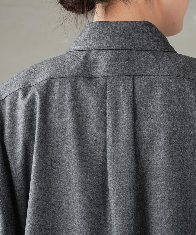 THE SHINZONE(ザ シンゾーン) WOOL DADDY SHIRT ウールダディシャツ
