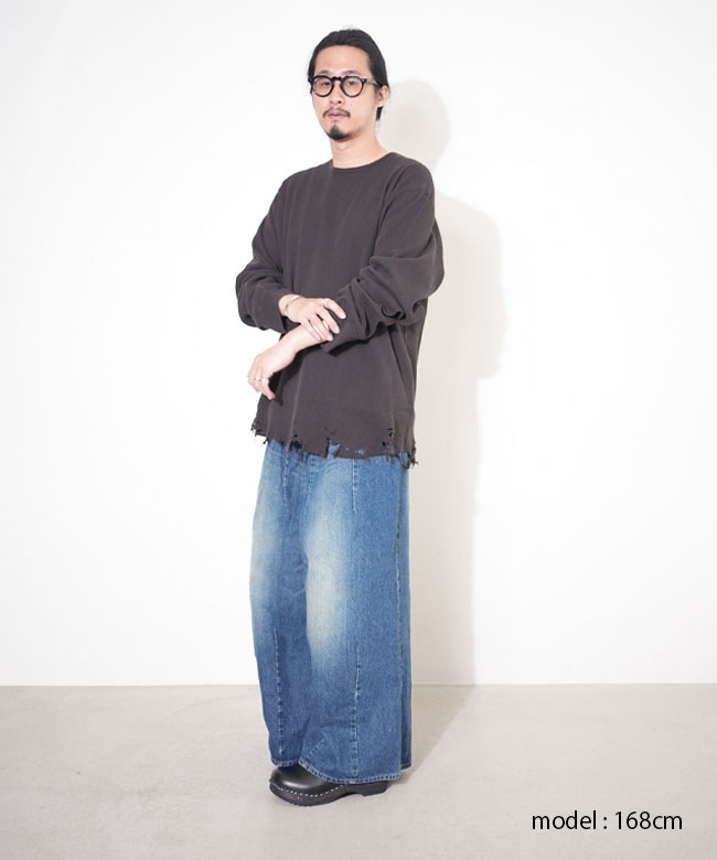 デニム/ジーンズ death tory  jeans NEEDLES(ニードルズ) H.D. Buggy Jean - 12oz Denim エイチ・ディー