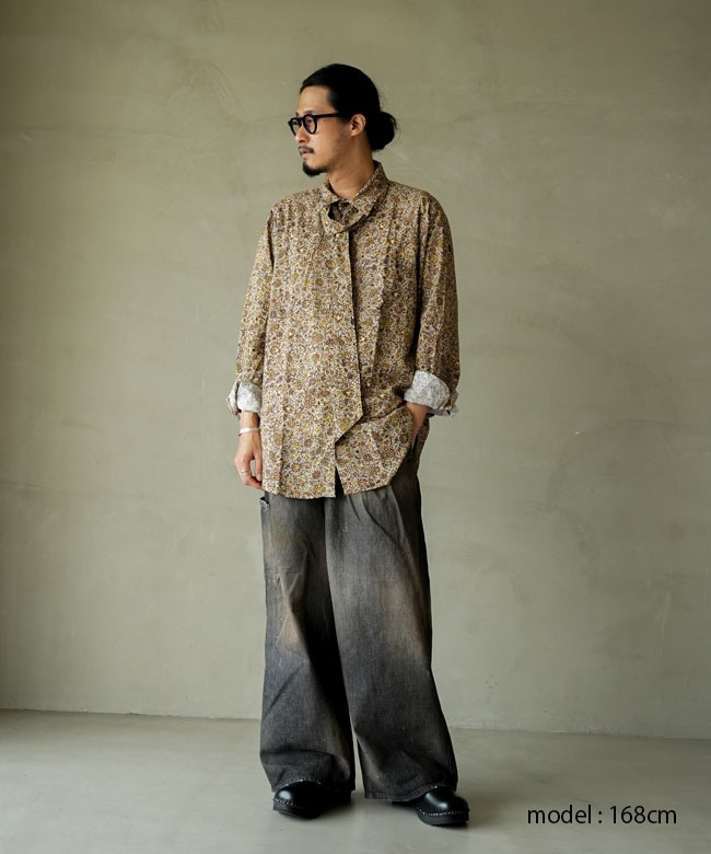 BRU NA BOINNE ブルーナボイン　シャインシャツ・パンツ　セットアップ リボン付属】BRU NA BOINNE(ブルーナボイン) Timeless Fun Shirt