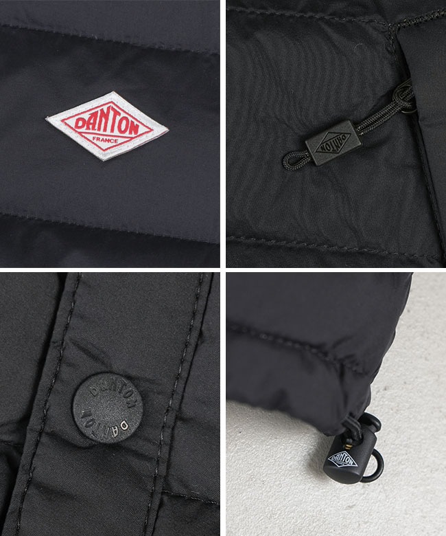 DANTON ダントンインナーダウン クルーネックジャケット 楽天市場】ダントン クルーネック インナーダウンジャケット(チェック