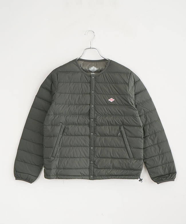 ◇【収納袋付き】DANTON(ダントン) クルーネックインナーダウン