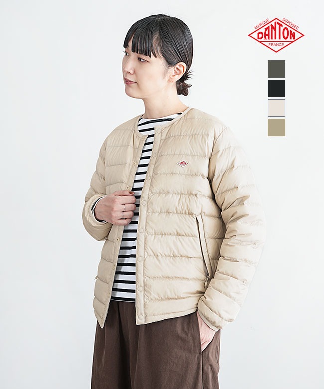 DANTON クルーネックインナーダウン DANTON | クルーネック インナーダウンジャケット MEN（ダウン