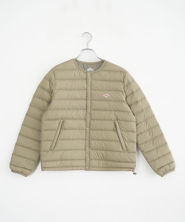 ◇【収納袋付き】DANTON(ダントン) クルーネックインナーダウン
