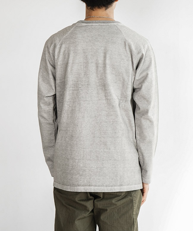 GOLT1805]GOOD ON(グッドオン) L/S HEAVY RAGLAN POCKET TEE