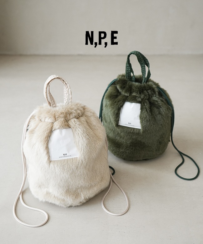 SALE 20%OFF】[NPE02-3026]N,P,E/NAPRON(エヌピーイー/ナプロン) FAUX