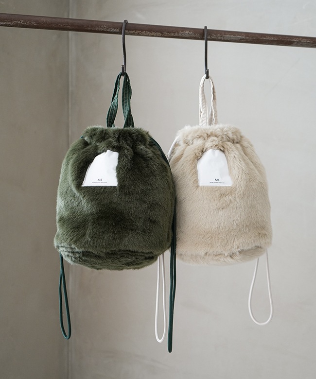 SALE 20%OFF】[NPE02-3026]N,P,E/NAPRON(エヌピーイー/ナプロン) FAUX