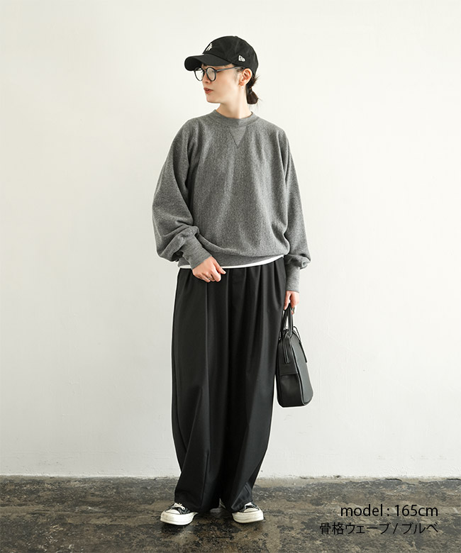 美品＊ザシンゾーン THE SHINZONE  変形スリットリブセーター グレー THE SHINZONE | COMMON SWEAT GREY WOMEN（スウェット）｜THE SHINZONE