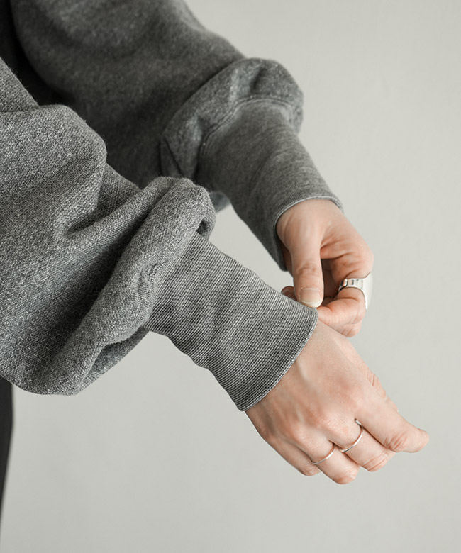 24AMSCU10]THE SHINZONE(ザ シンゾーン) COTTON WOOL SWEATSHIRT