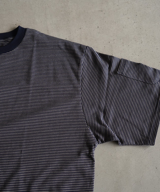 NEEDLES(ニードルズ) S/S Crew Neck Tee - Cotton Stripe Jersey