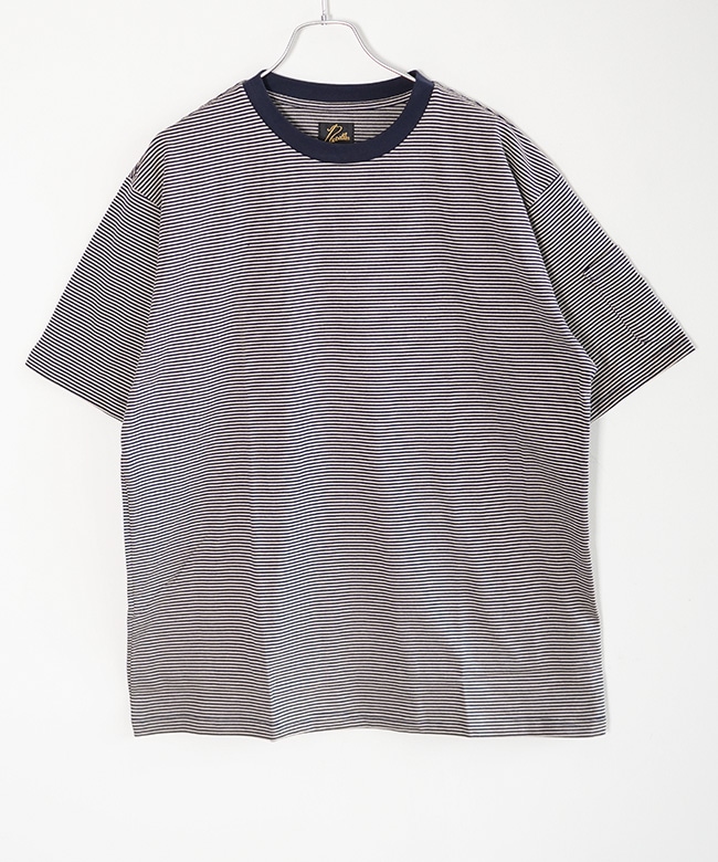 NEEDLES(ニードルズ) S/S Crew Neck Tee - Cotton Stripe Jersey