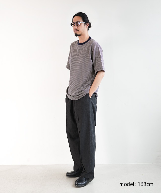 NEEDLES(ニードルズ) S/S Crew Neck Tee - Cotton Stripe Jersey