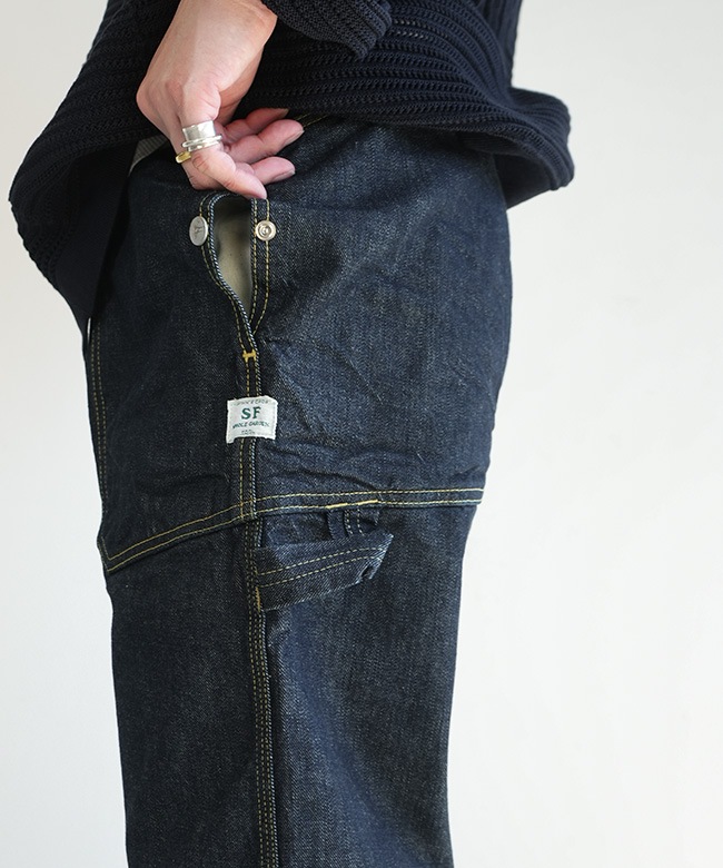 SASSAFRAS(ササフラス) FALL LEAF GARDENER PANTS 13.5oz Denim