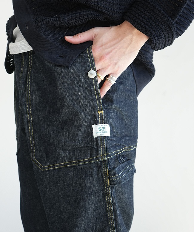 SASSAFRAS(ササフラス) FALL LEAF GARDENER PANTS 13.5oz Denim