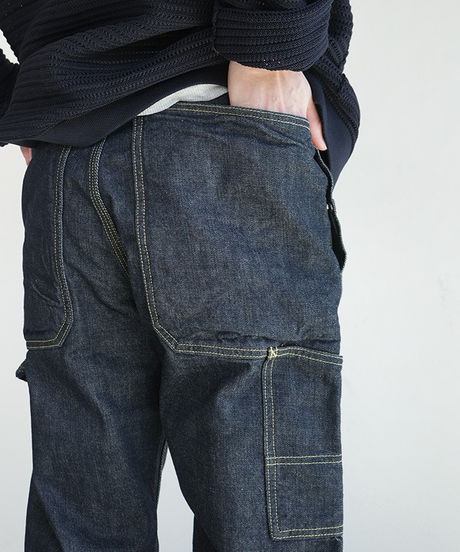 SASSAFRAS ササフラス ガーデナーデニムパンツ 日本製 ワークデニム M SASSAFRAS(ササフラス) FALL LEAF GARDENER PANTS 13.5oz Denim
