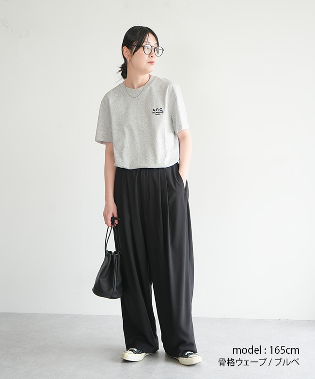 A.P.C.(アー・ペー・セー) T-SHIRT STANDARD RUE MADAME -JERSEY BIO