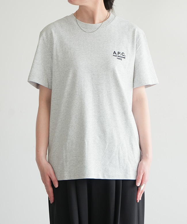 A.P.C.(アー・ペー・セー) T-SHIRT STANDARD RUE MADAME -JERSEY BIO