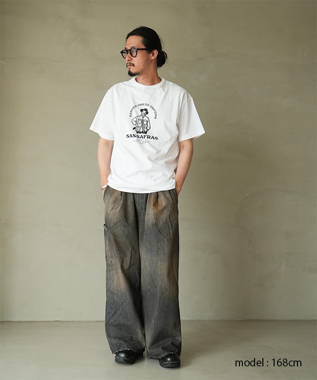 SASSAFRAS (ササフラス) G.D.U.Bros T 1/2 (G.D.U ブロス Tシャツ