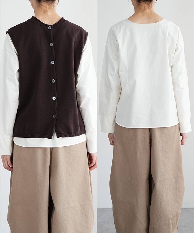 541146]【2点セット】mao made(マオメイド)別注色あり コットン