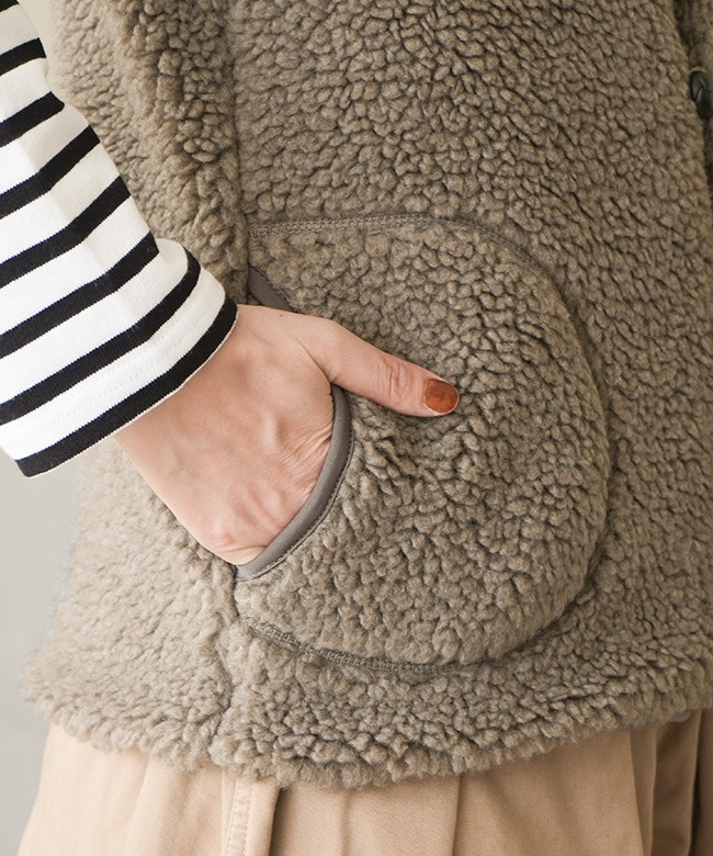 Gymphlex(ジムフレックス) BOA HOODED VEST ボアフーデッドベスト [J