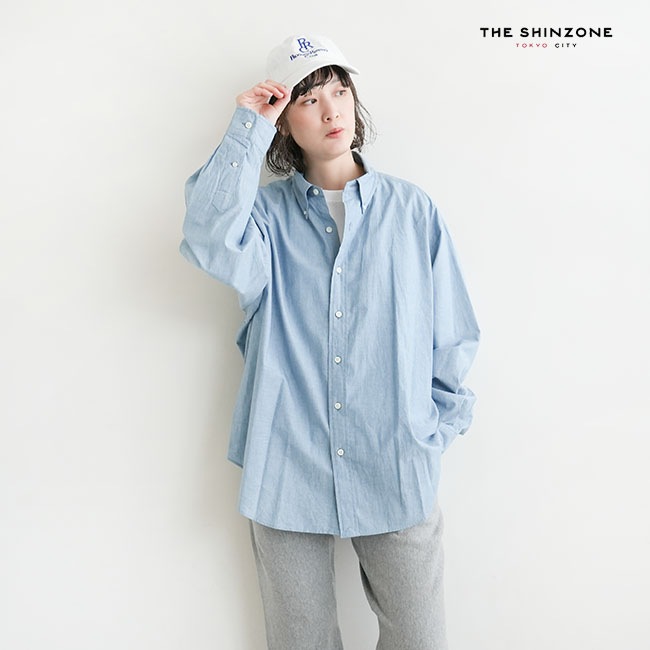 23SMSBL04]THE SHINZONE(ザ・シンゾーン)DADDY SHIRTS(CHAMBRAY