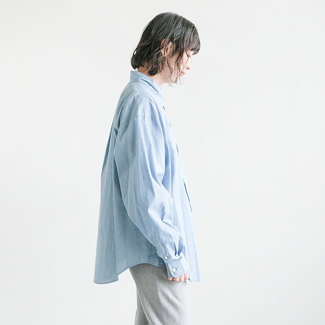 23SMSBL04]THE SHINZONE(ザ・シンゾーン)DADDY SHIRTS(CHAMBRAY