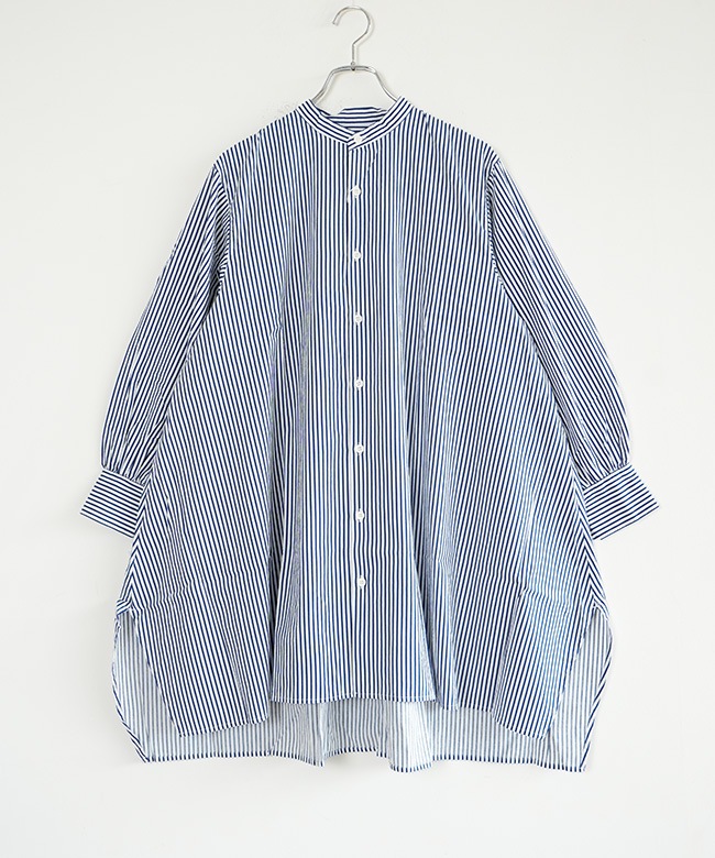 SALE 30%OFF】grin(グリン)ブロード変形ロングシャツ チュニック