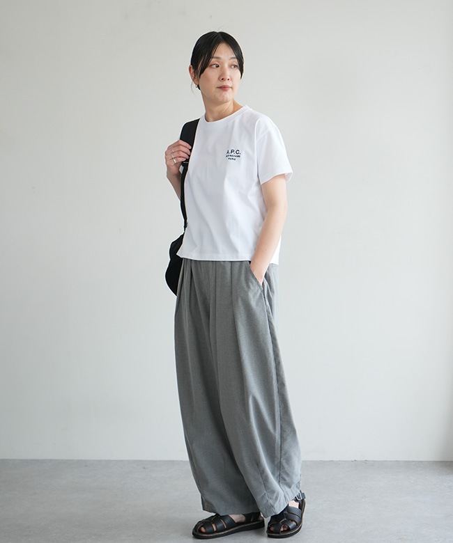 トップス c... A.P.C.(アー・ペー・セー) T-SHIRT BOXY RUE MADAME レディース